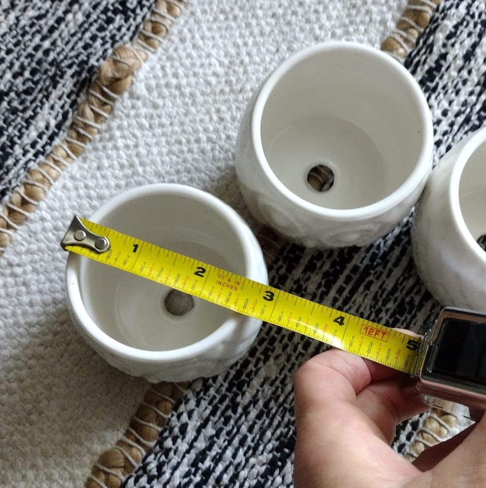 Adorable White Owl Ceramic Succulent planters - Picture 4 of 4